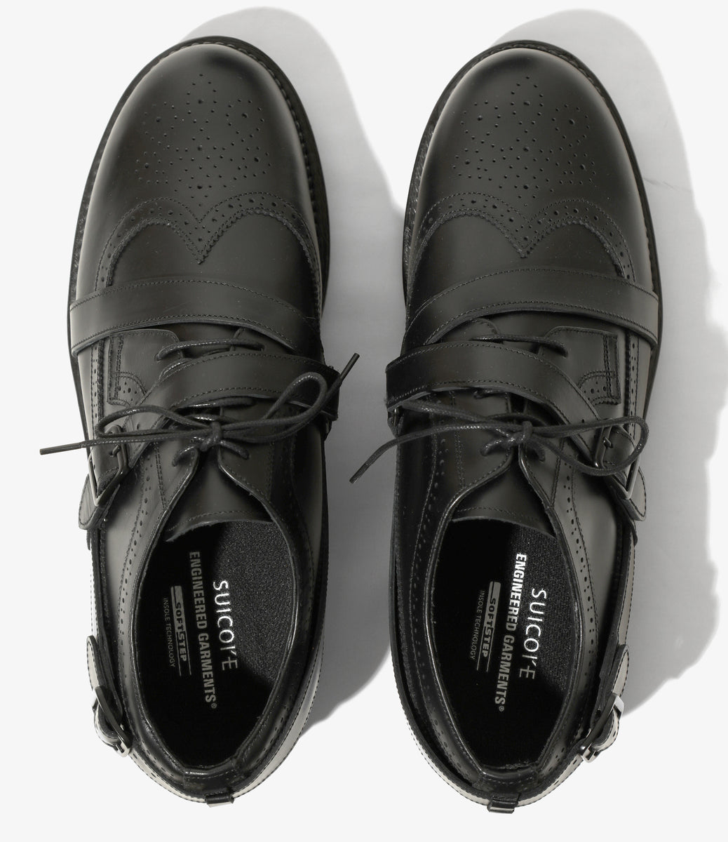 ENGINEERED GARMENTS〉 x 〈SUICOKE〉Strap Wingtip Shoes – NEPENTHES