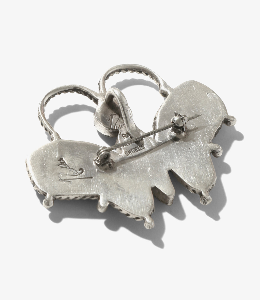 小物 PAPILLON BROACH Papillon Broach - Mosaic Inlay/ Large - T – NEPENTHES ONLINE