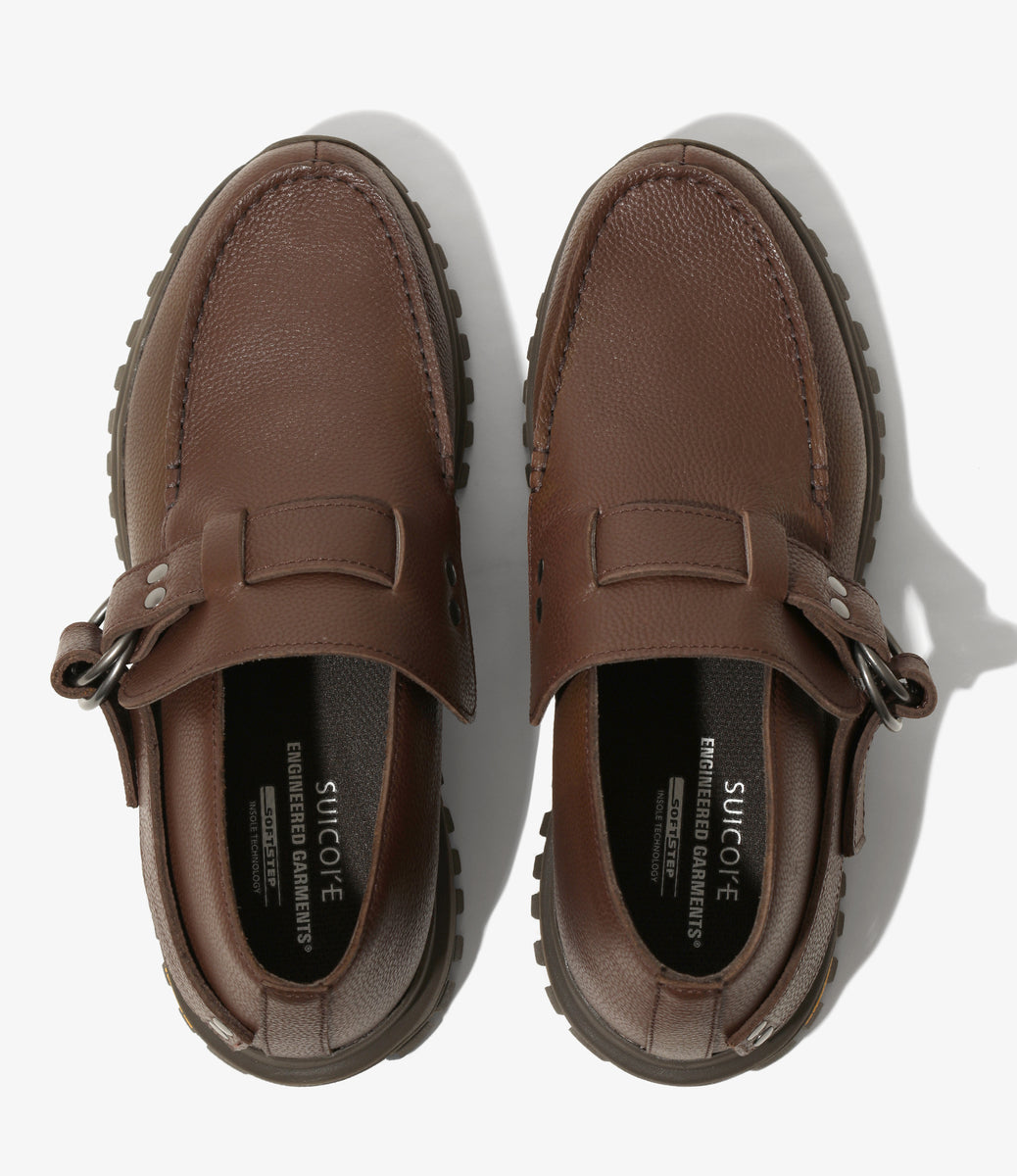 ENGINEERED GARMENTS〉x〈SUICOKE〉Ring Moc - Grain Leather