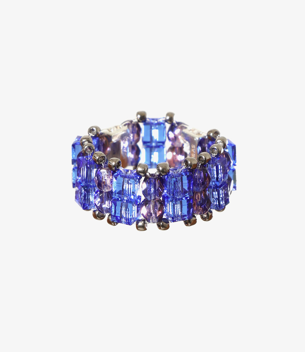 Crystal Beads Double Row Ring – NEPENTHES ONLINE STORE