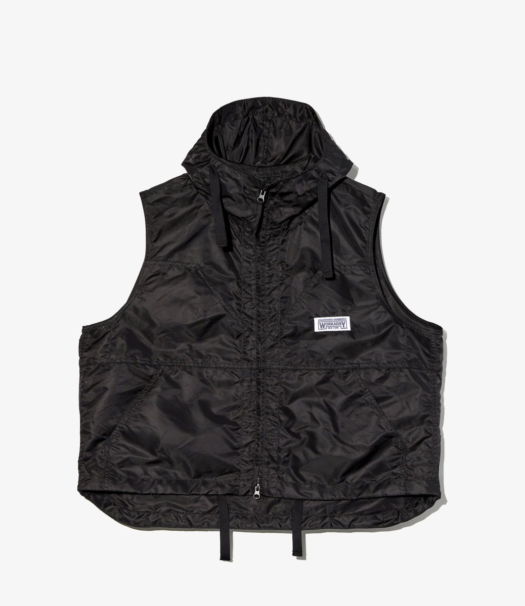 Hooded Vest - Flight Satin Nylon – NEPENTHES ONLINE STORE
