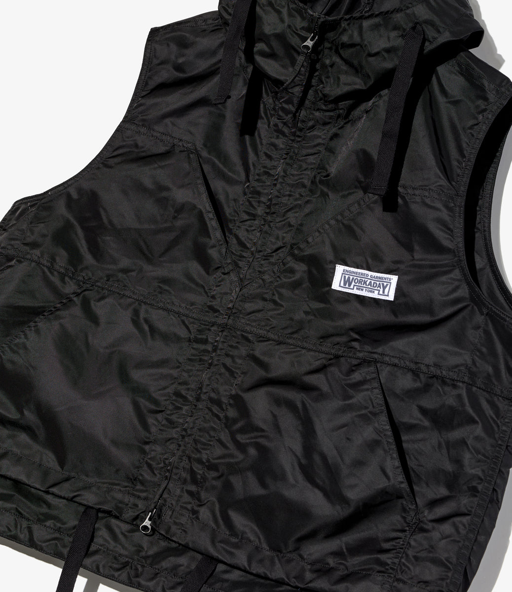Hooded Vest - Flight Satin Nylon – NEPENTHES ONLINE STORE