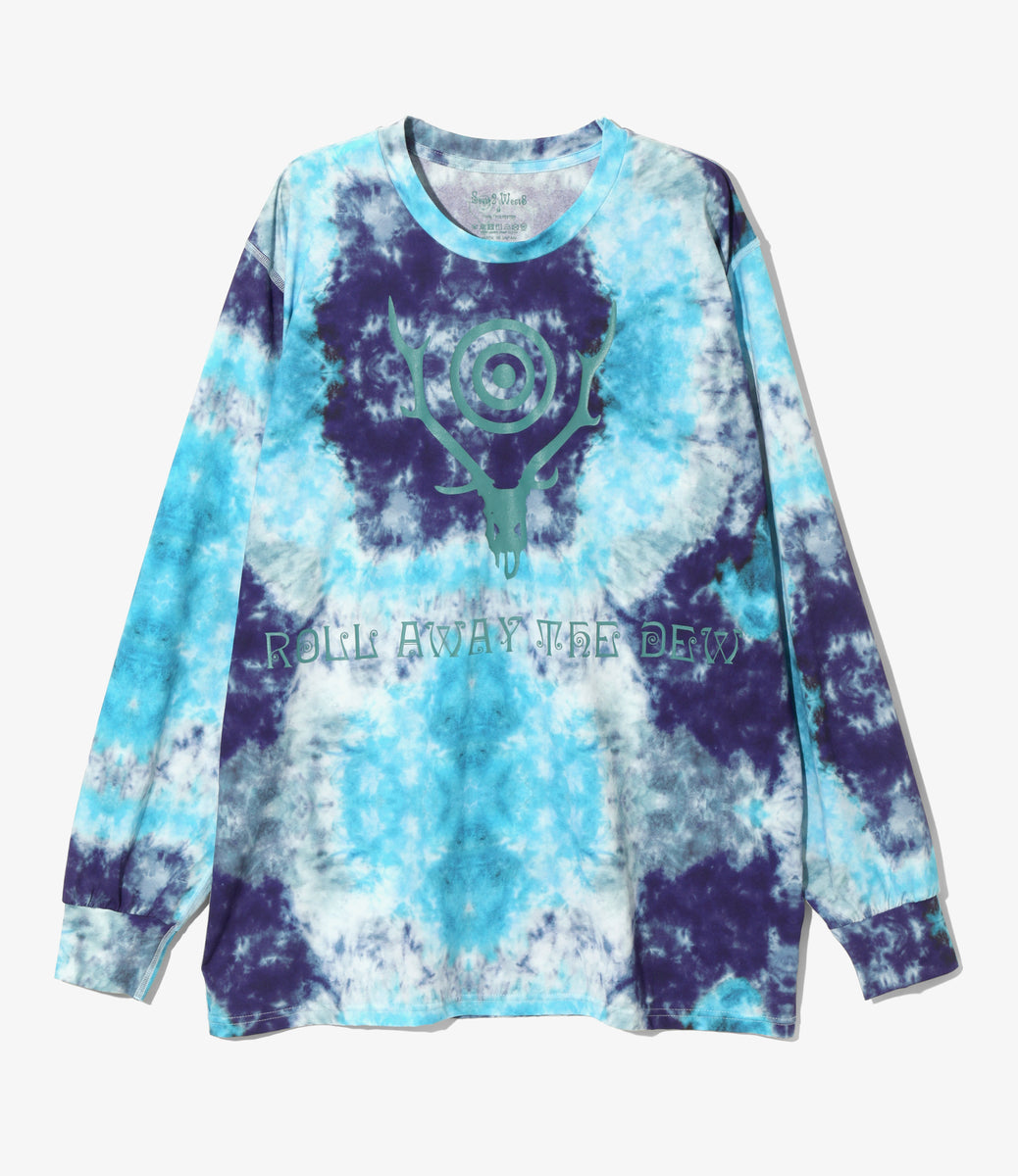 L/S Crew Neck Tee-Tye Dye/Roll Away