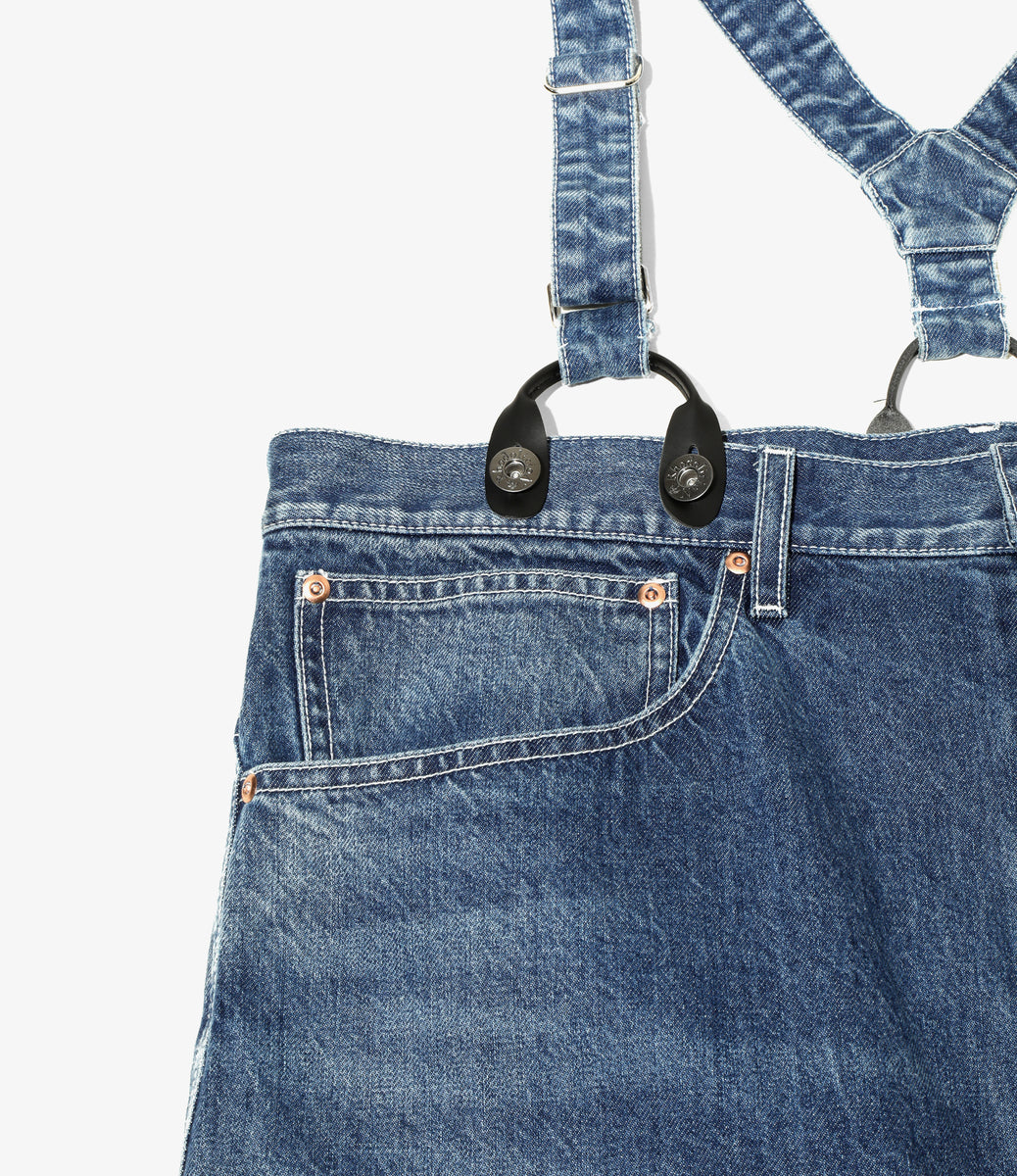 5Pockets Suspender Pant - Denim – NEPENTHES ONLINE STORE