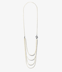 Multi Long Neckless- Artificial Pearl