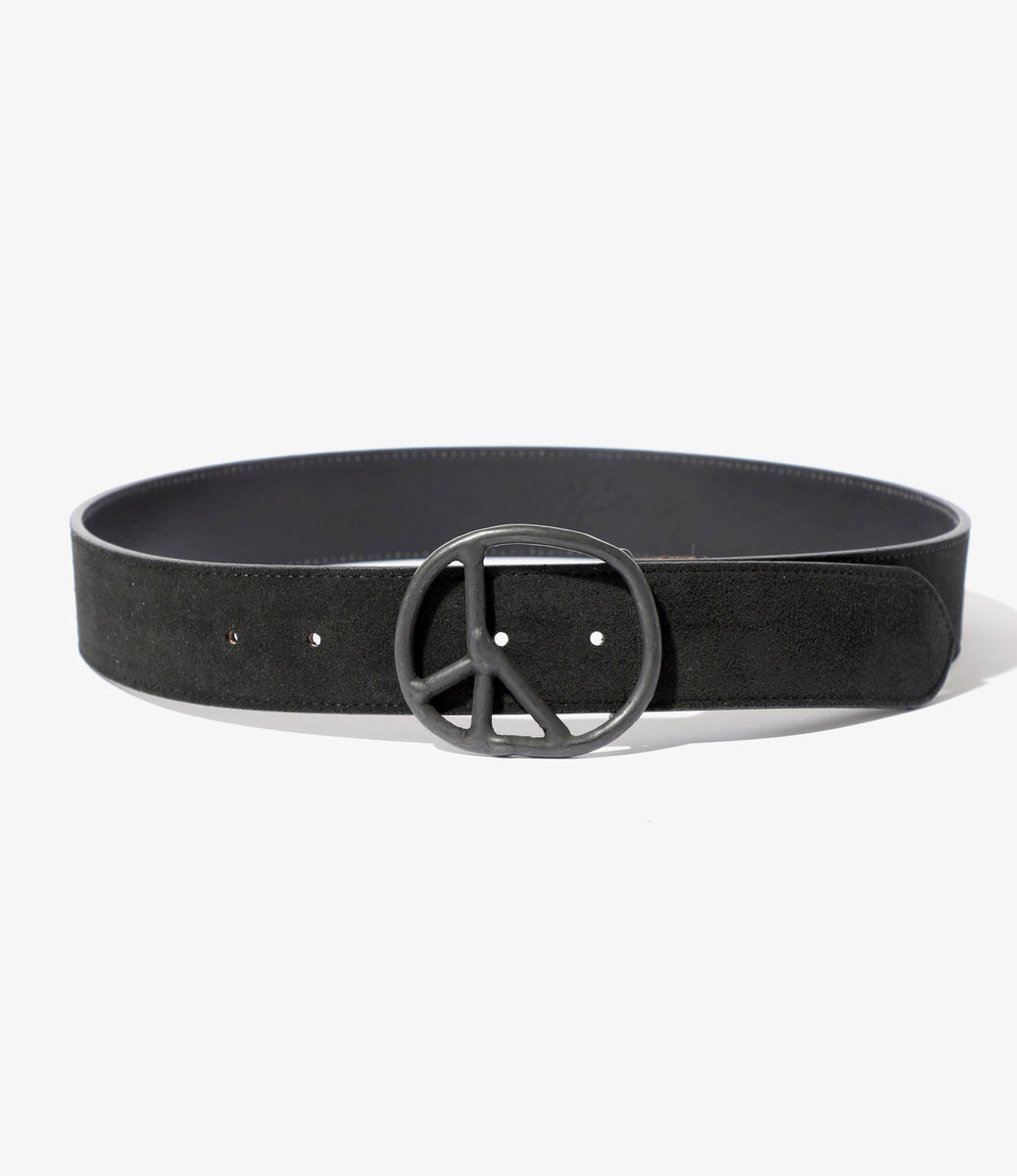 ニードルズ ベルト PEACE BUCKLE BELT SUEDE LTHR ニードルズ ベルト PEACE BUCKLE BELT SUEDE LTHR