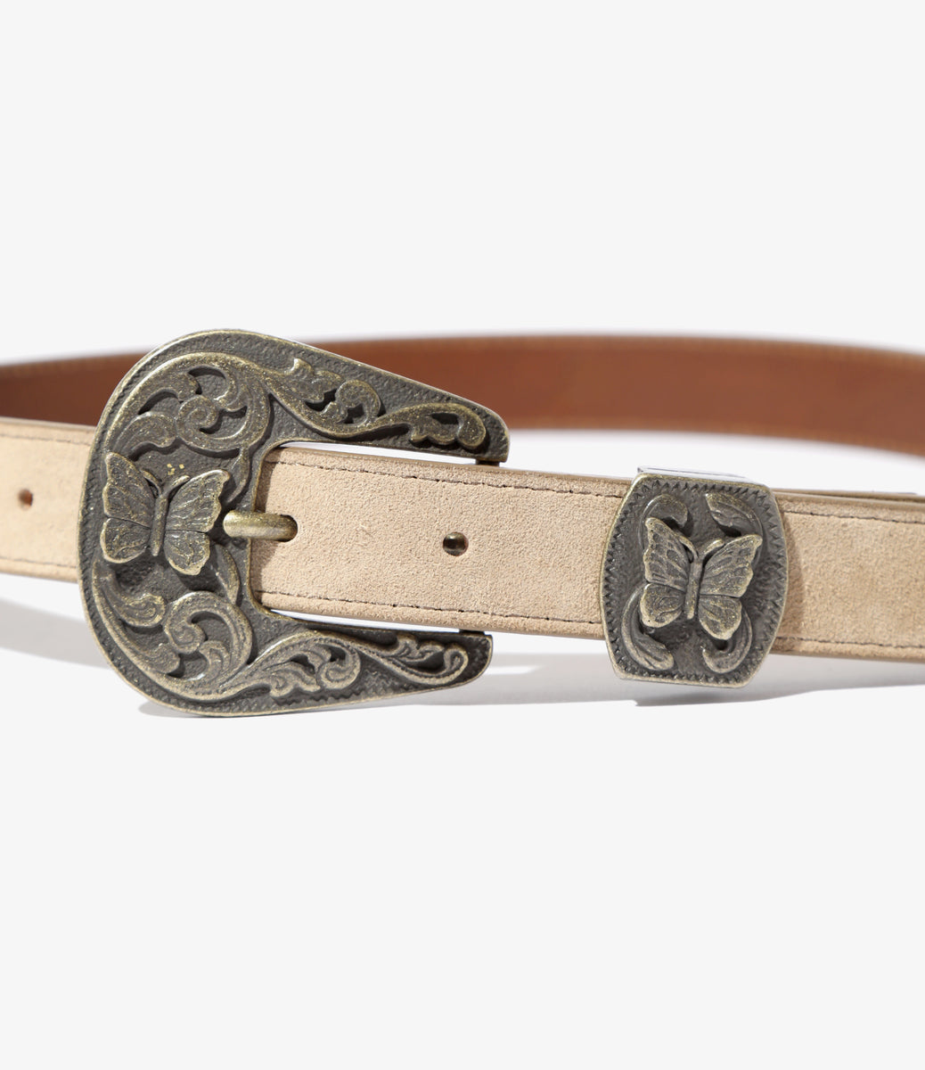Papillon Western Tip Belt - Suede – NEPENTHES ONLINE STORE