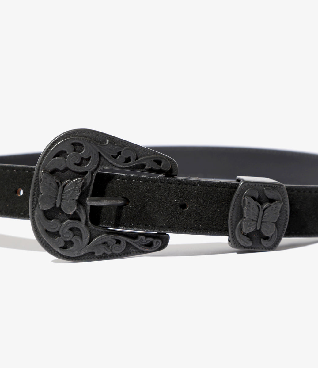Papillon Western Tip Belt - Suede – NEPENTHES ONLINE STORE