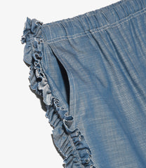 Frill Side PT -Chambray