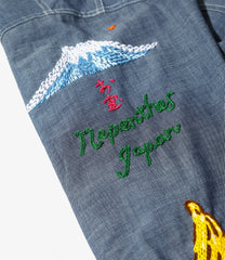 NEPENTHES x OTAKARA NYC - Work Shirt - Cotton Chambray