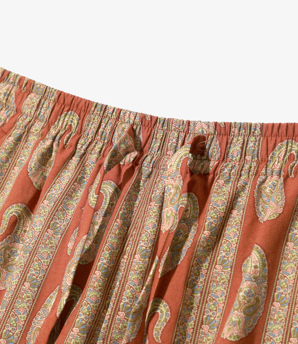 String Easy Pant - R/C Lawn Cloth / Paisley Printed – NEPENTHES ...