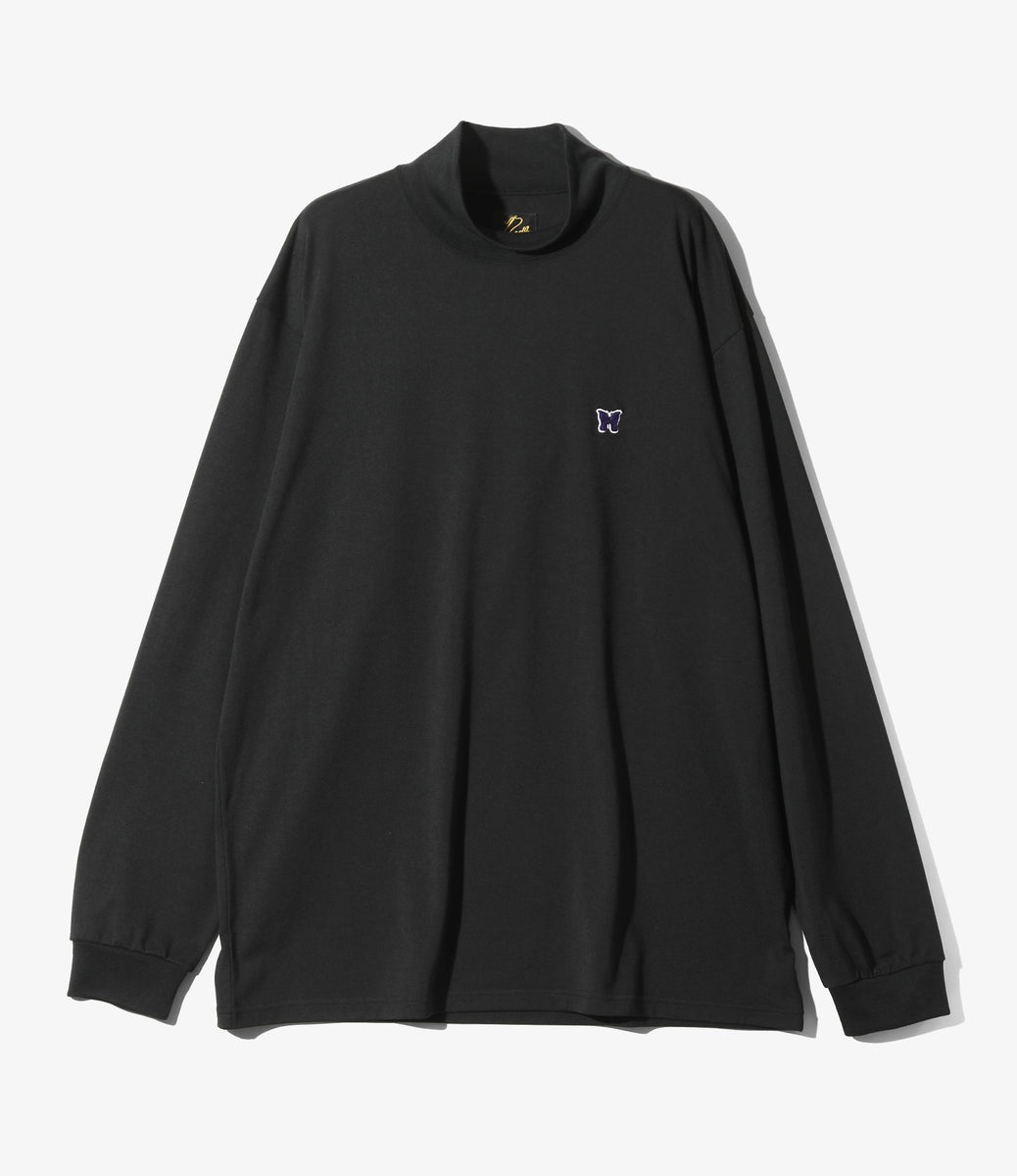 L/S Mock Neck Tee - Poly Jersey