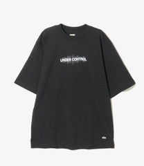 Mock Neck S/S Tee - Cotton Jersey / UNDER CONTROL