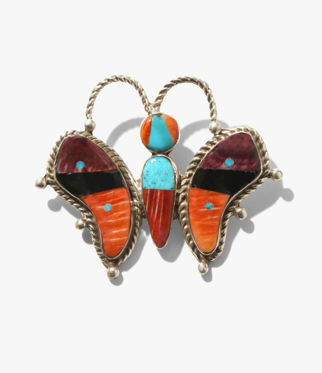 小物 PAPILLON BROACH Papillon Broach - Mosaic Inlay/ Large - T – NEPENTHES ONLINE