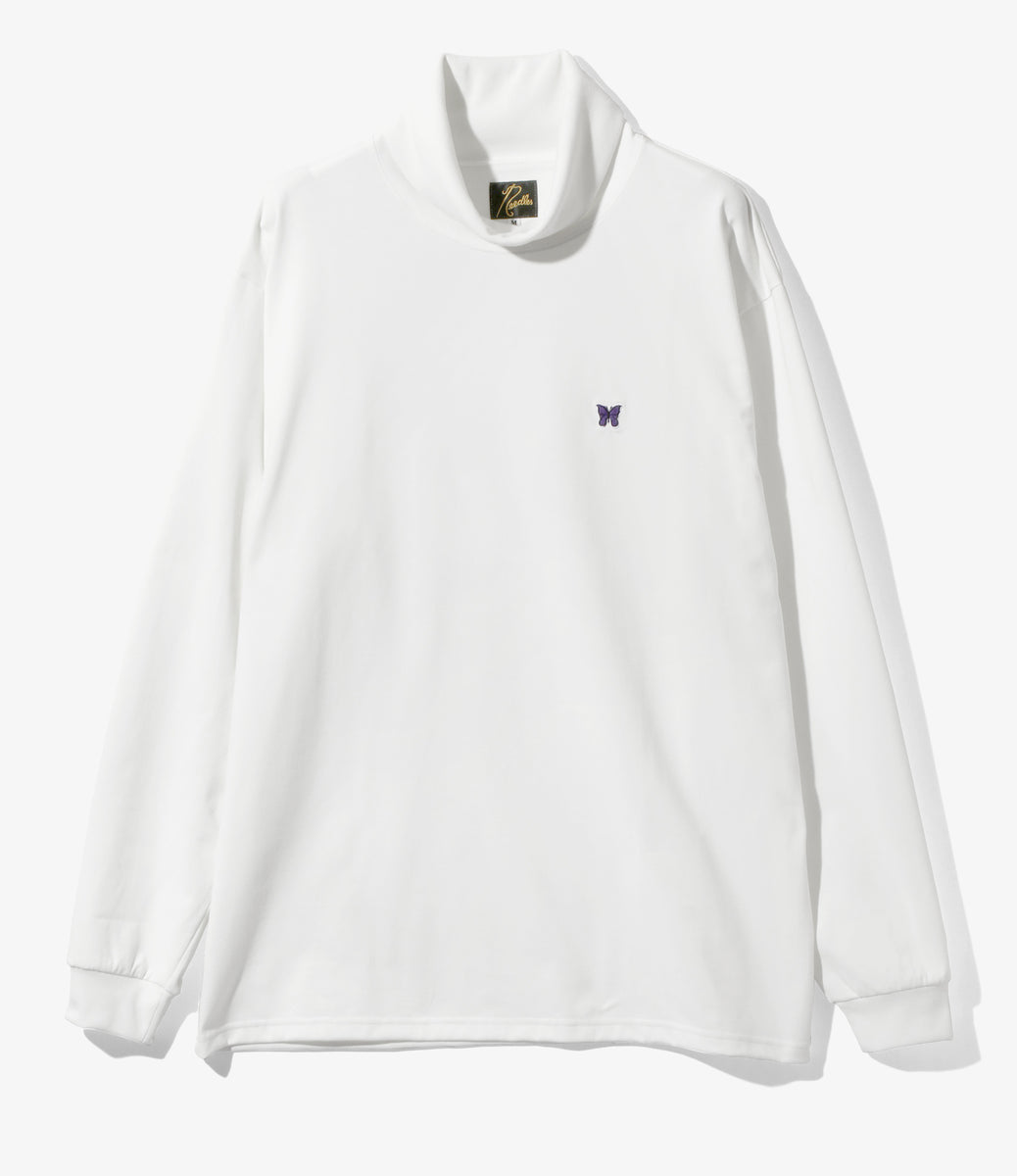 NEEDLES Poly Jersey ロングスリーブ ハイネック Tシャツ Needles ニードルズ - L/S Crew Neck Tee ロングスリーブクルー