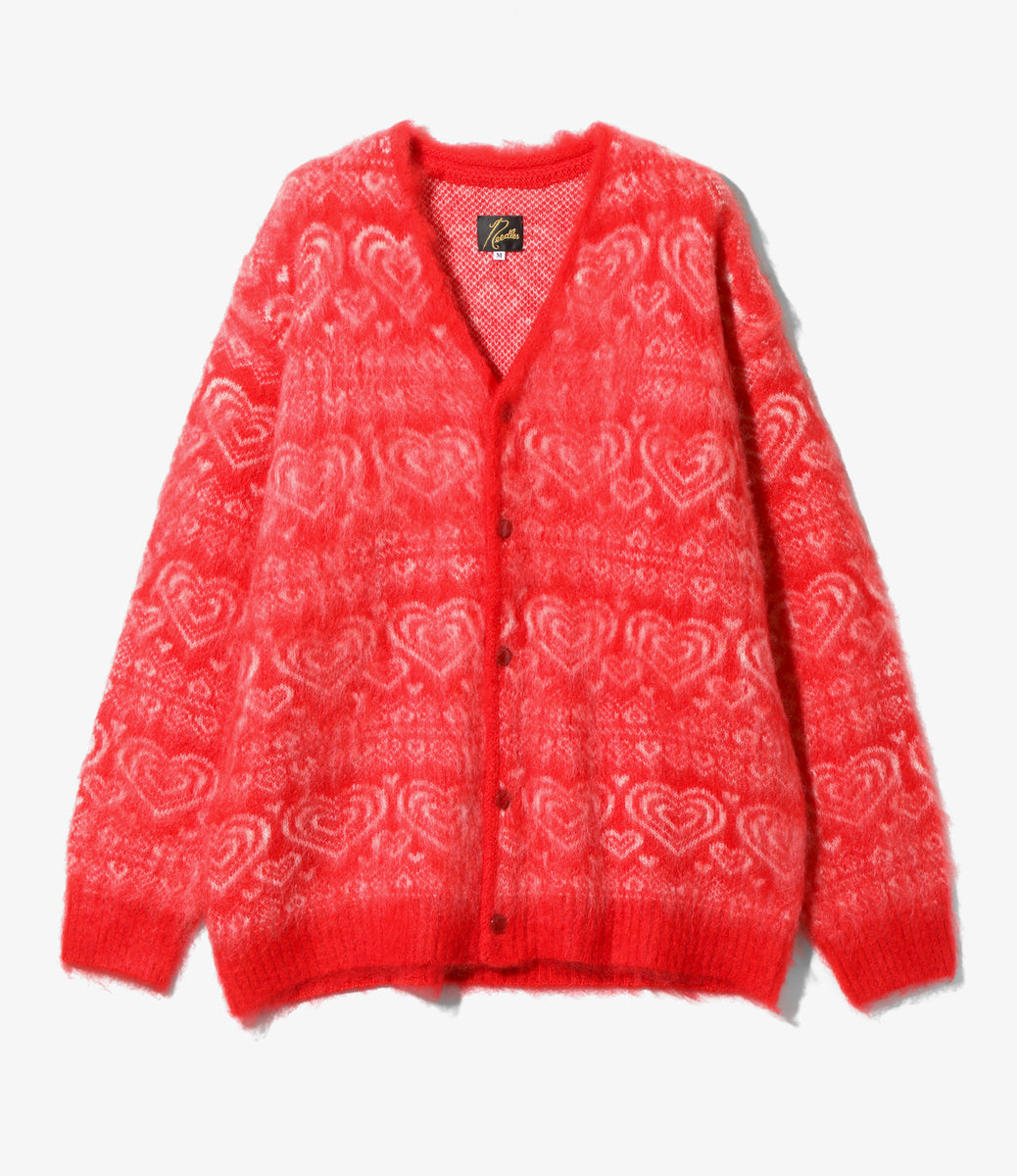 Mohair Cardigan - Heart – NEPENTHES ONLINE STORE