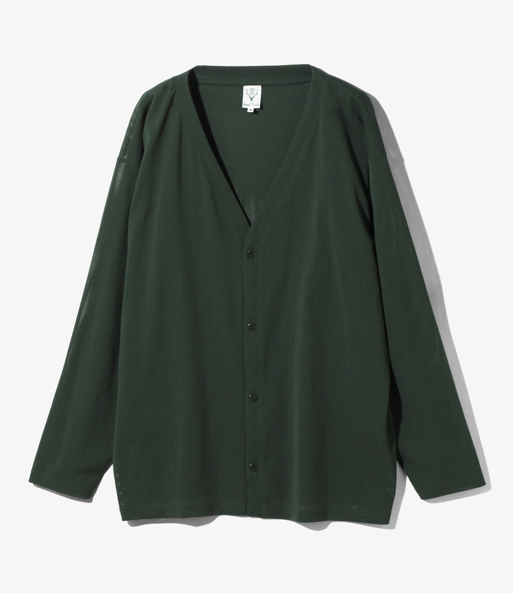 V-Neck Cardigan - Knit Mesh – NEPENTHES ONLINE STORE