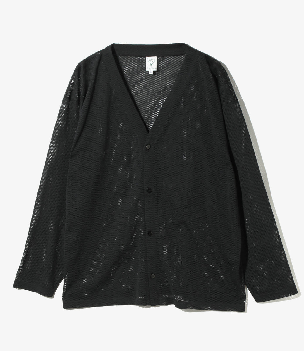 V-Neck Cardigan - Knit Mesh – NEPENTHES ONLINE STORE
