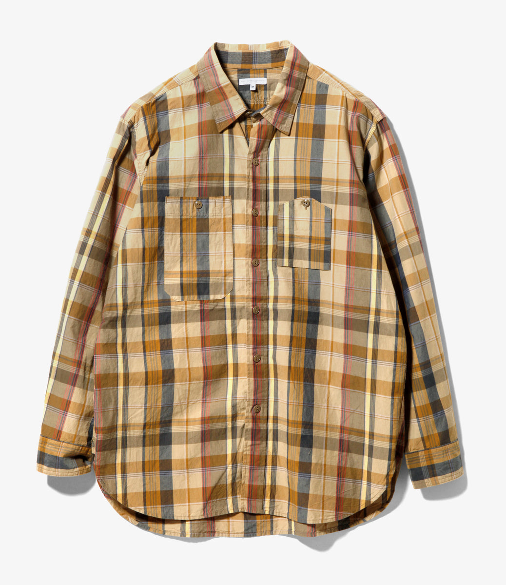 ENGINEERED GARMENTS M ワークチェックシャツ
