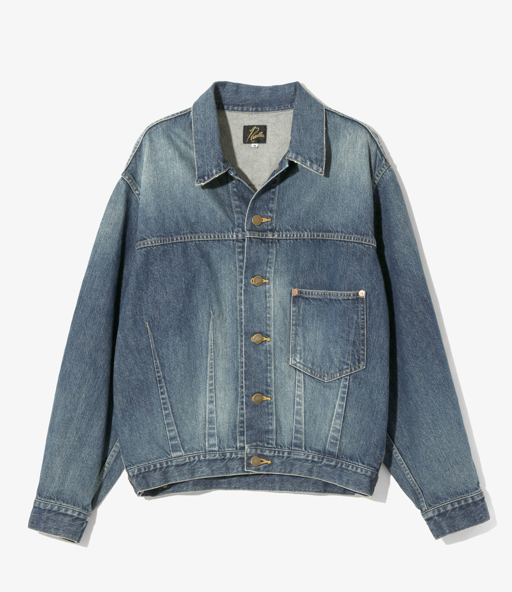 Darts Bottom Jean Jacket - 12oz Denim – NEPENTHES ONLINE STORE