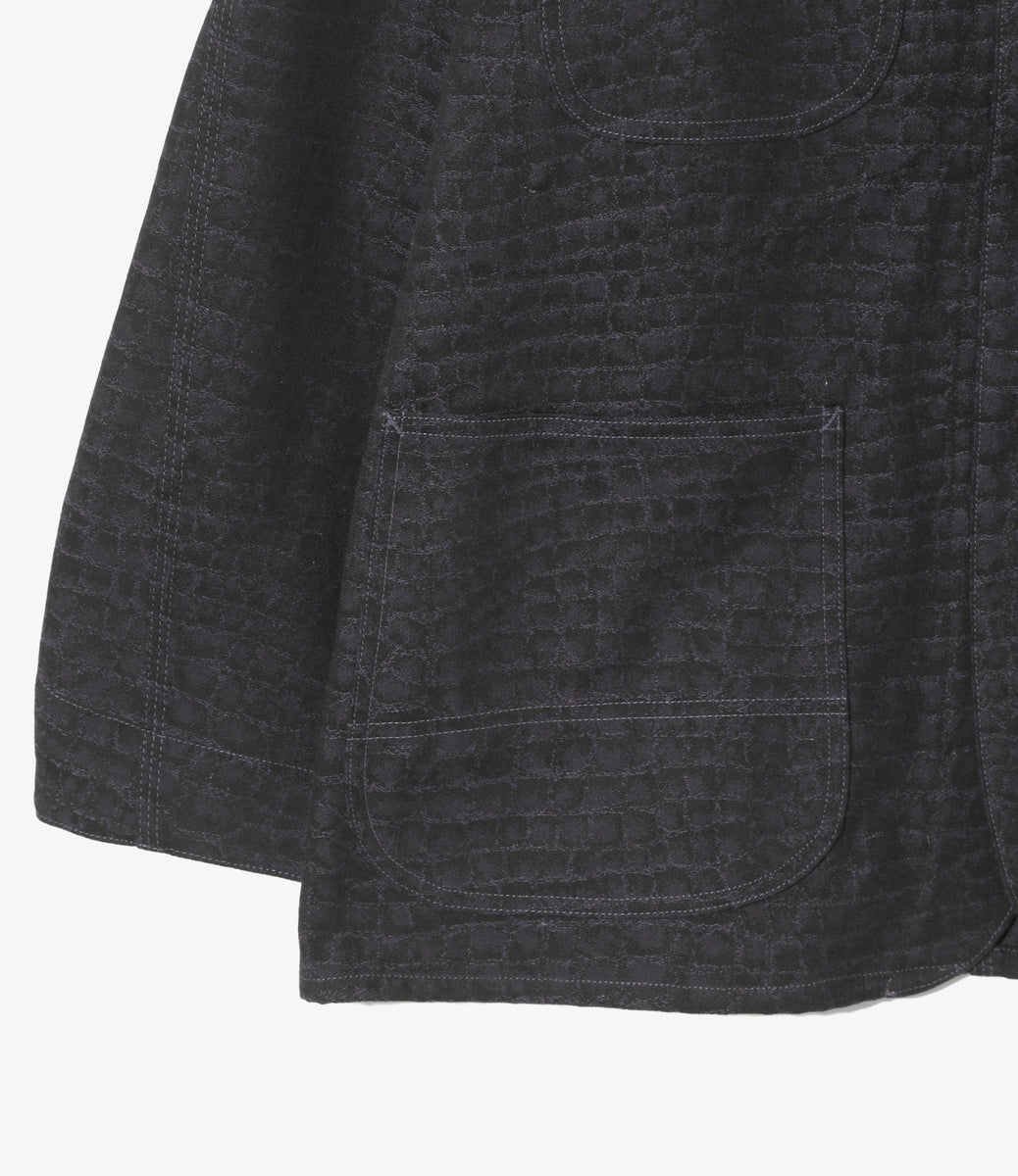 Coverall - 10oz Denim / Crocodile Jacquard – NEPENTHES Coverall - 10oz Denim / Crocodile Jacquard – NEPENTHES