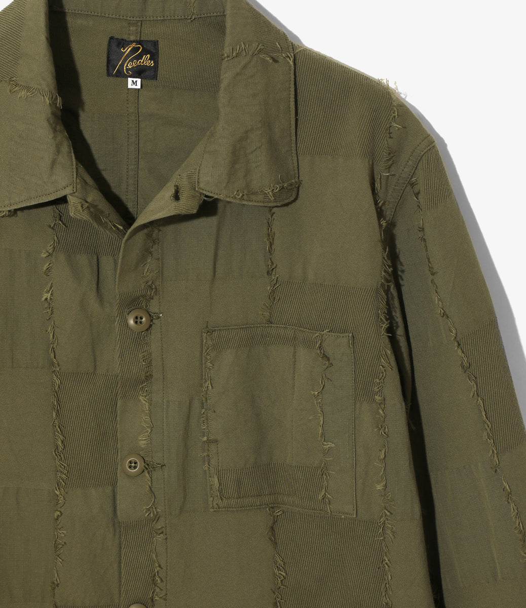 ■Needles■D.N.カバーオール リップストップカットジャカード □Needles□D.N.カバーオール リップストップカットジャカード