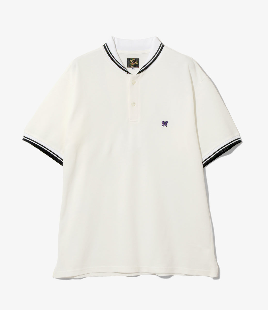 Shawl Collar S/S Polo - Cotton Pique – NEPENTHES ONLINE STORE