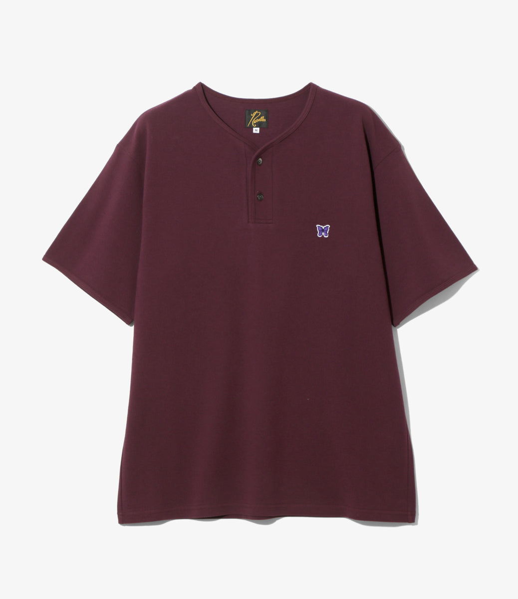 毎日身につけたい【Needles】コットン ヘンリーネックTシャツ 毎日身につけたい【Needles】コットン ヘンリーネックTシャツ