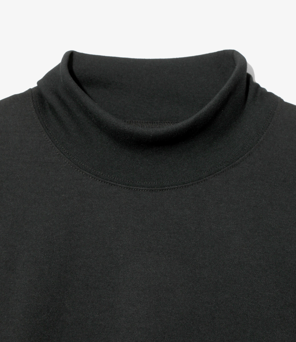 S/S Mock Neck Logo Knit モックネック S/S Mock Neck Tee - Poly Jersey – NEPENTHES ONLINE STORE