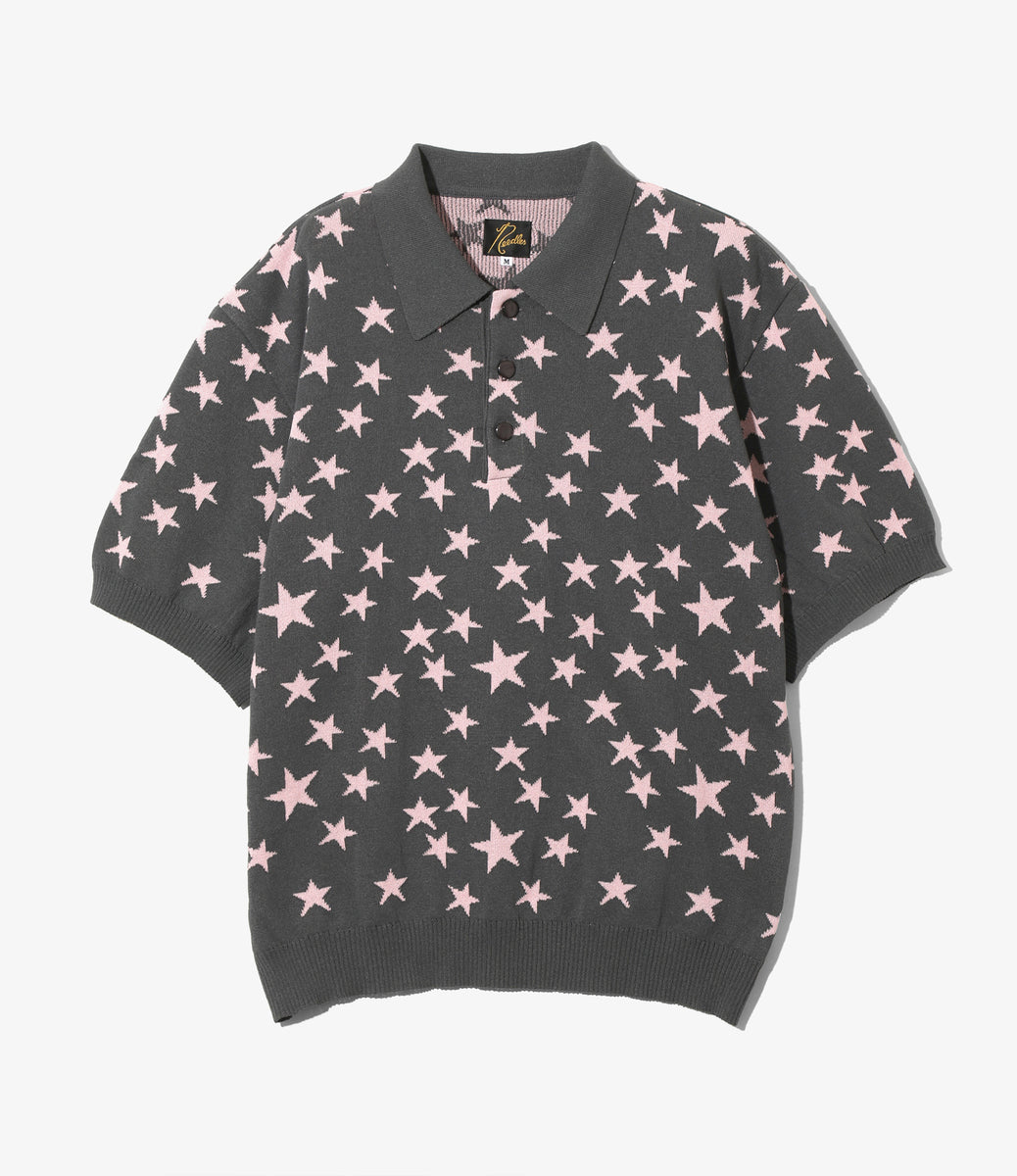 S/S Polo Sweater-PE/Washi Knit/Star – NEPENTHES ONLINE STORE 
