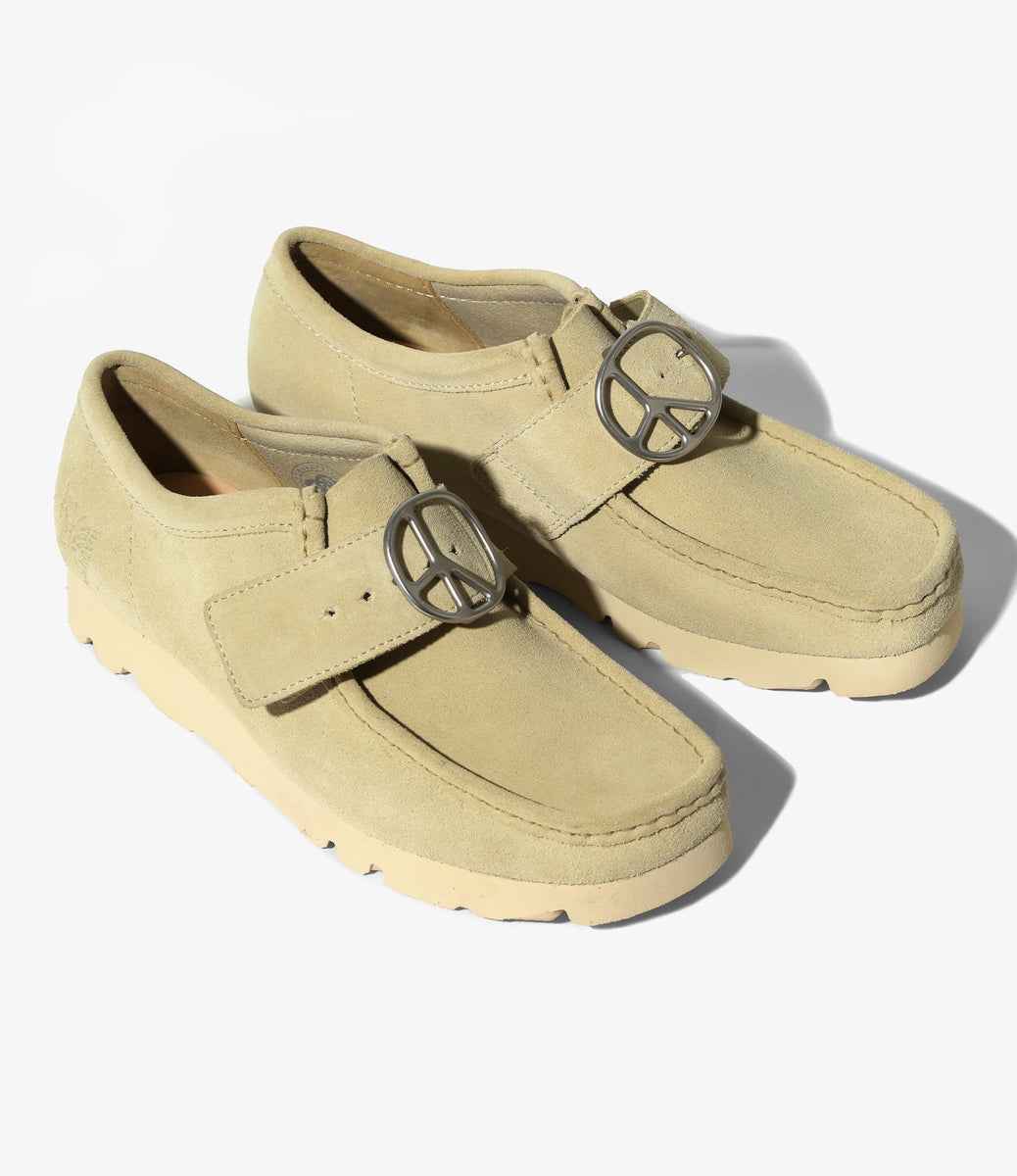 NEEDLES〉x〈CLARKS ORIGINALS〉Wallabee - Peace Buckle