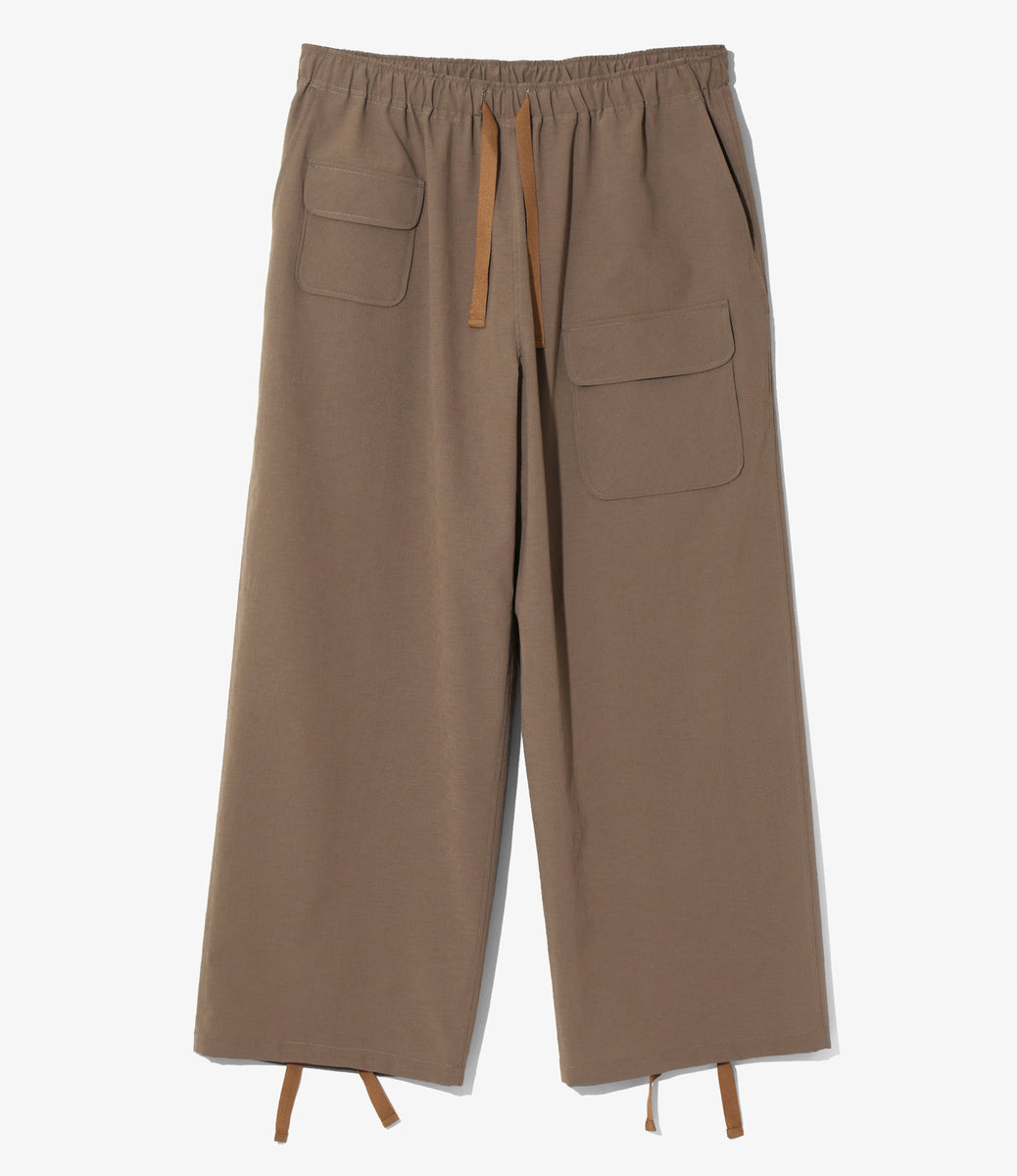 String Cuff Balloon Pant - Poly Washer Cloth – NEPENTHES String Cuff Balloon Pant - Poly Washer Cloth – NEPENTHES