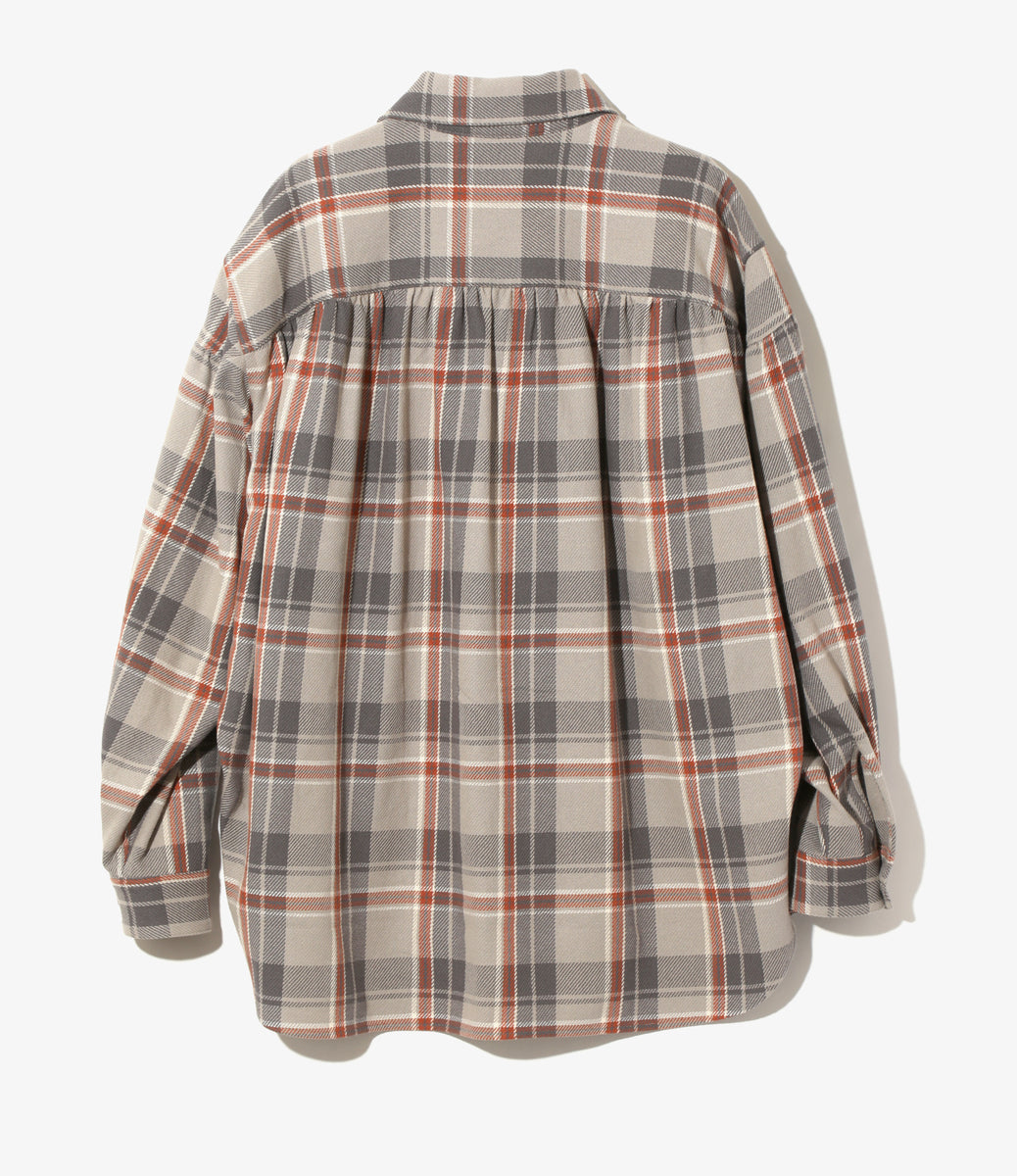 Z Painter Shirt - H. Twill Plaid – NEPENTHES ONLINE STORE Z Painter Shirt - H. Twill Plaid – NEPENTHES ONLINE STORE