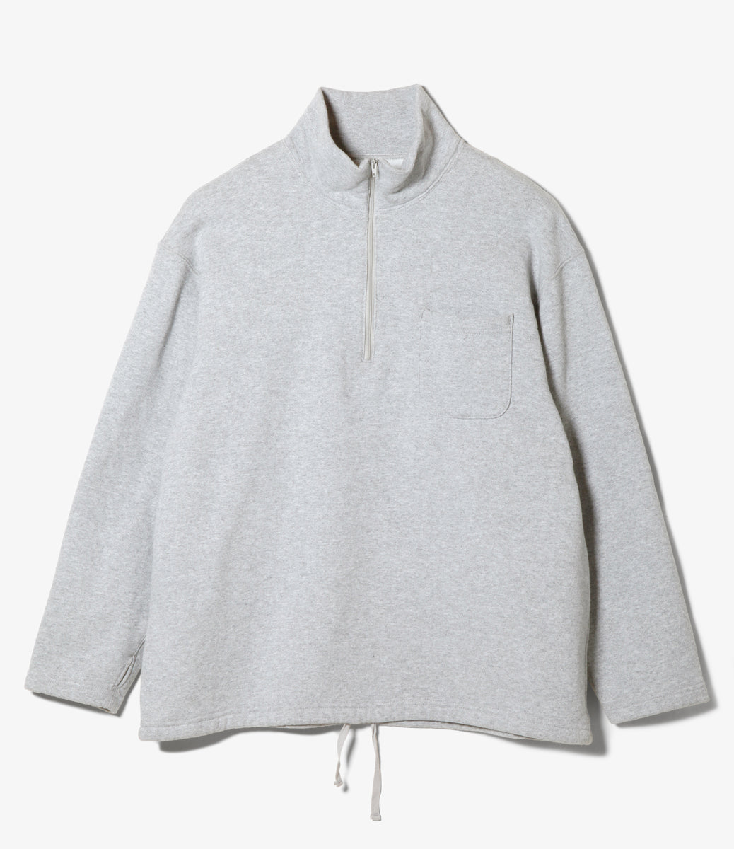 MARK&LONA BTL Mock Neck fleece |グレー XS MARK&LONA BTL Mock Neck fleece |グレー XS MARK&LONA BTL Mock