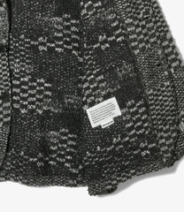 Knit Leisure Jacket - Pattern Block Jacquard