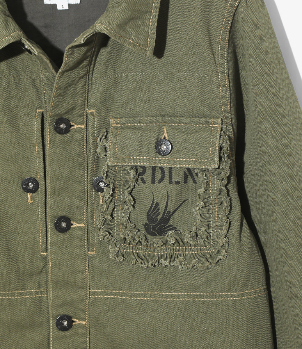 Utility Jacket - Herringbone – NEPENTHES ONLINE STORE