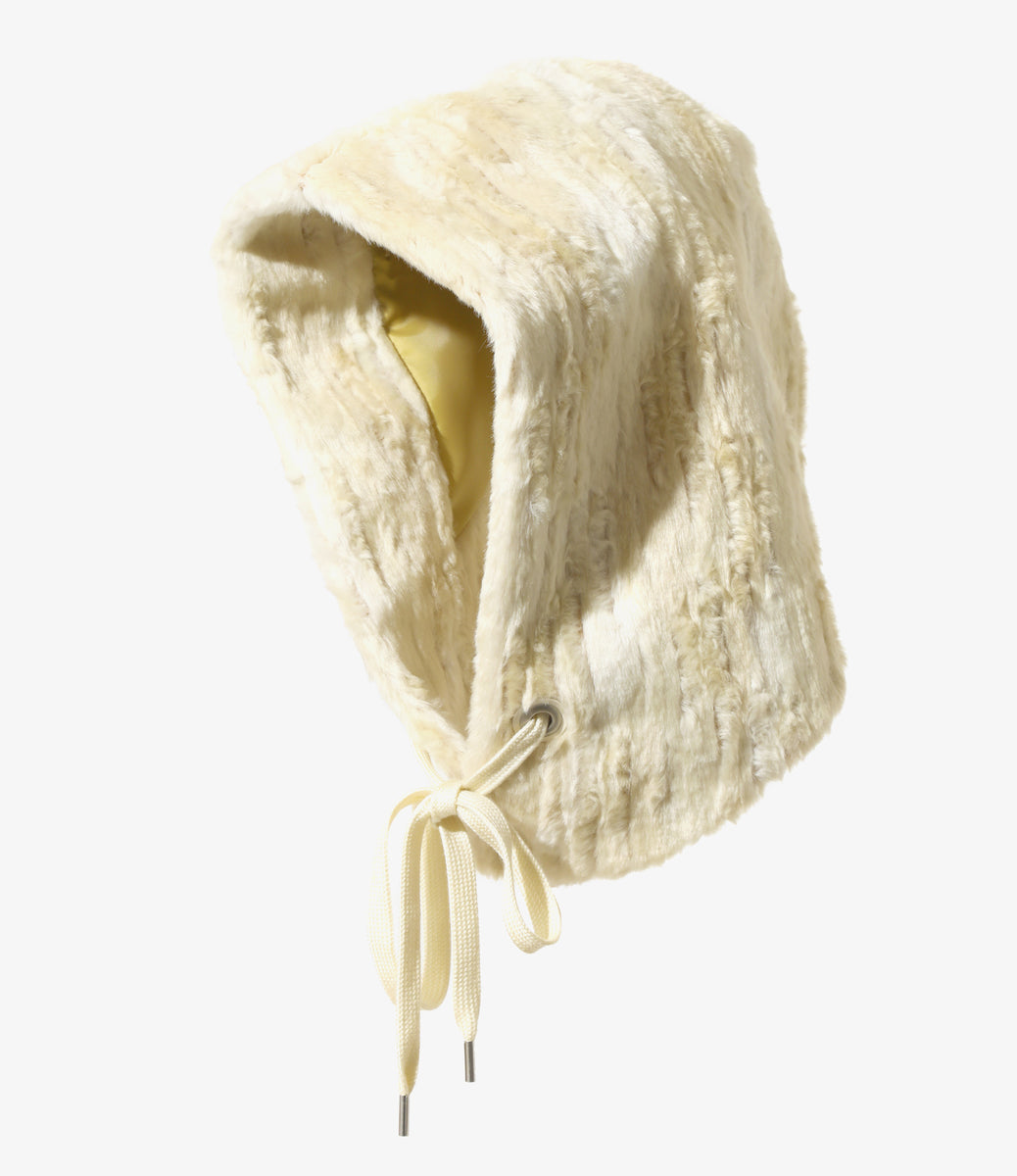 Fur Hoody Scarf - Eco Fur – NEPENTHES ONLINE STORE