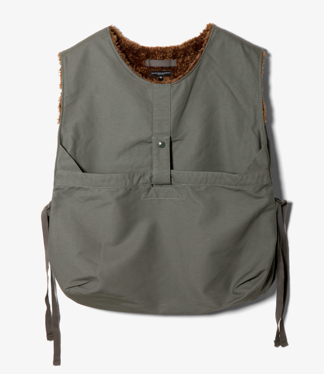 ENGINEERED GARMENTS ダブルフロントベスト　ネイビー　XL ENGINEERED GARMENTS ダブルフロントベスト ネイビー XL