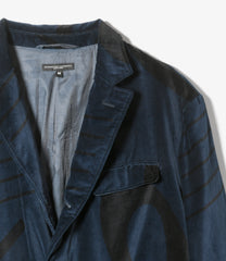 Andover Jacket - Cotton Printed Music Note Velveteen