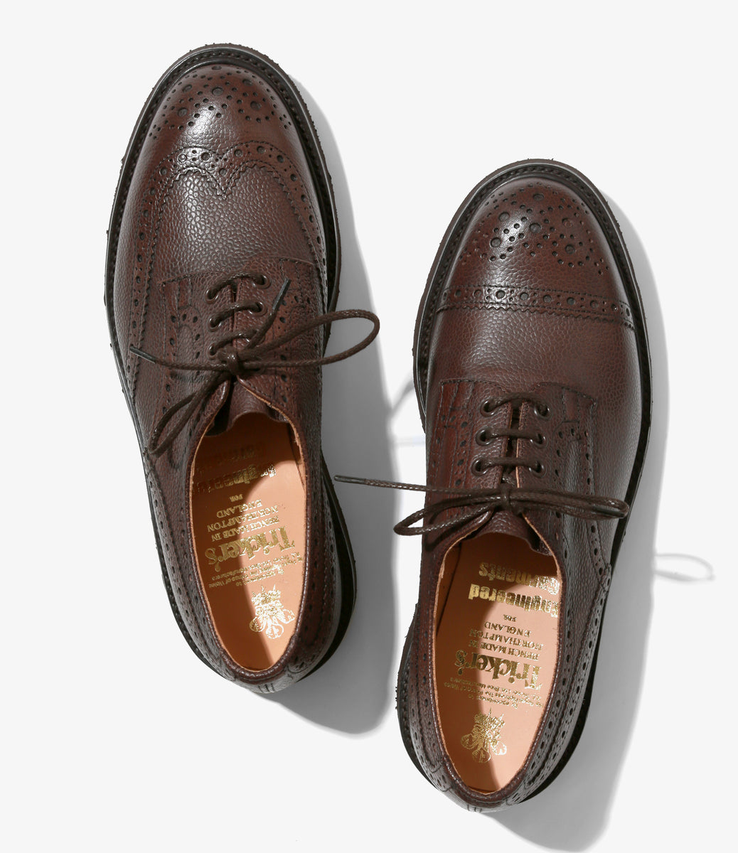ENGINEERED GARMENTS〉x〈TRICKER'S〉Asymmetric Gibson - Scotch