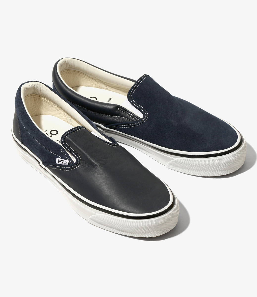 靴 OTW CLASSIC 98 28cm ENGINEERED GARMENTS Vans x Engineered Garments OTW Classic Slip-On 98 Black/Blue