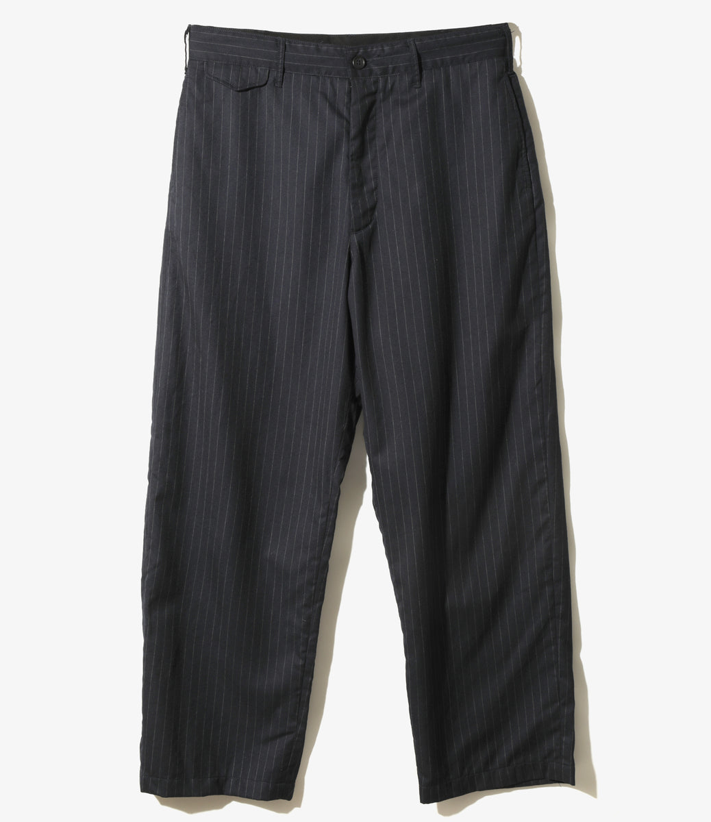 Officer Pant - Chalk Stripe Worsted Wool – NEPENTHES ONLINE STORE
