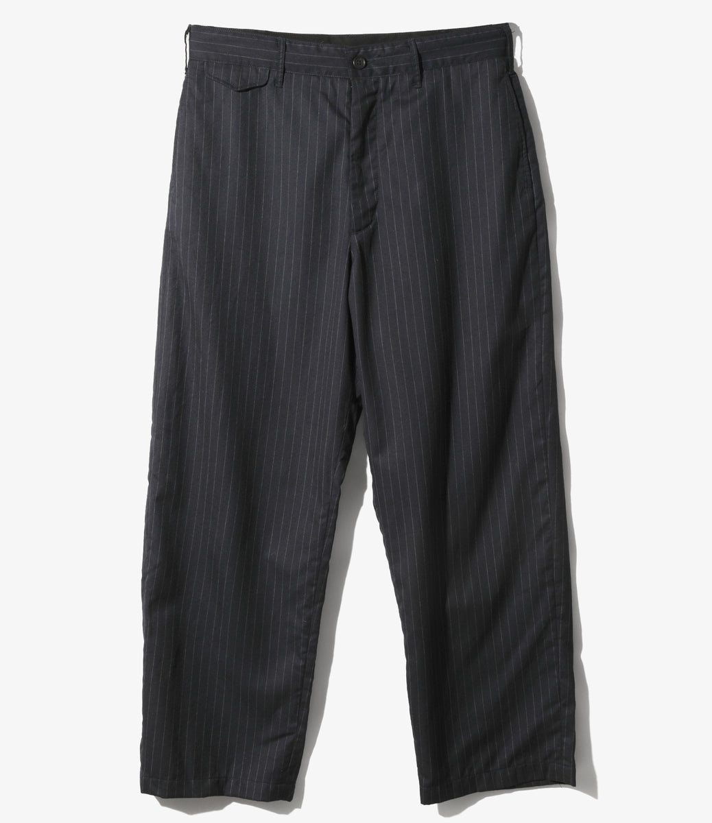 Officer Pant - Chalk Stripe Worsted Wool – NEPENTHES ONLINE STORE