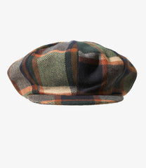 Newsboy Cap - Heavy Wool Plaid
