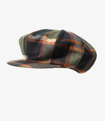 Newsboy Cap - Heavy Wool Plaid