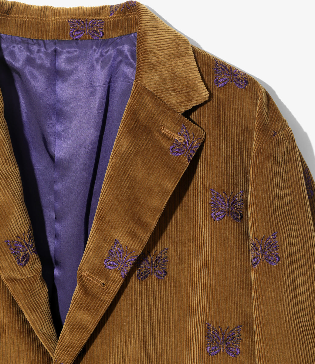 ジャケット・アウター Needles 3B JACKET PAPILLON EMB. CORDUROY 3B Jacket - Papillon Emb. Corduroy – NEPENTHES ONLINE STORE