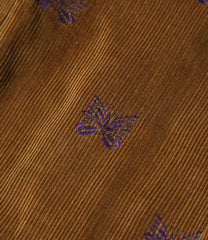 Straight Trouser-Papillon Emb. Corduroy