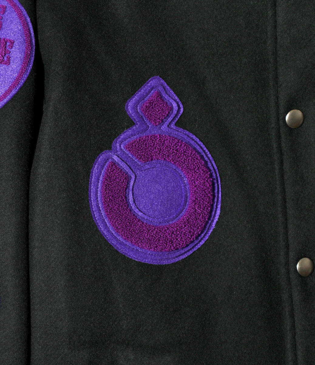 NEEDLES〉x〈NOMARHYTHM TEXTILE〉Patch Varsity Jacket – NEPENTHES
