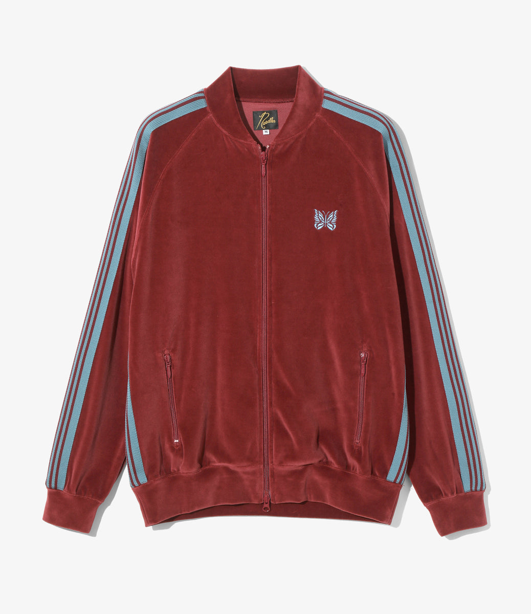 『Rib Collar Track Jacket-C/PE Velour』 Rib Collar Track Jacket - C/PE Velour – NEPENTHES ONLINE STORE