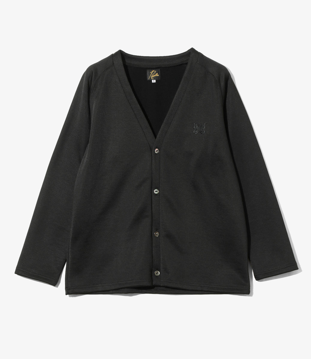 トップス NEEDLES V NECK CARDIGAN BRIGHT JERSEY Needles V Neck Cardigan - C/PE Bright Jersey – unexpected store